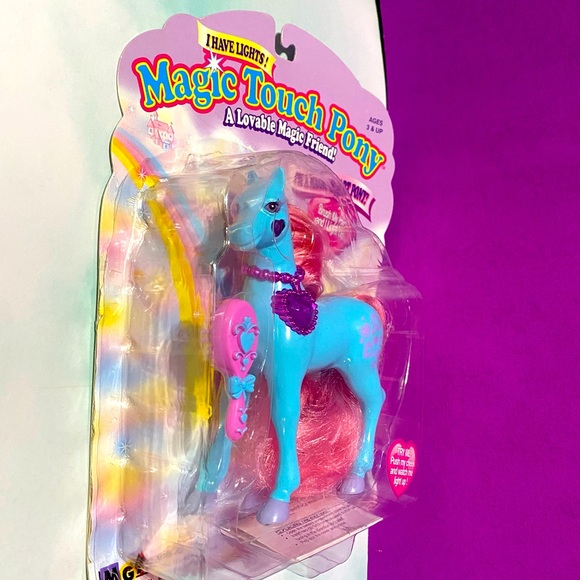 MAGIC TOUCH PONY VINTAGE 90s MAGIC HEART PONY MIRANDA HEARTS LIGHT UP & BLINK - Picture 14 of 16